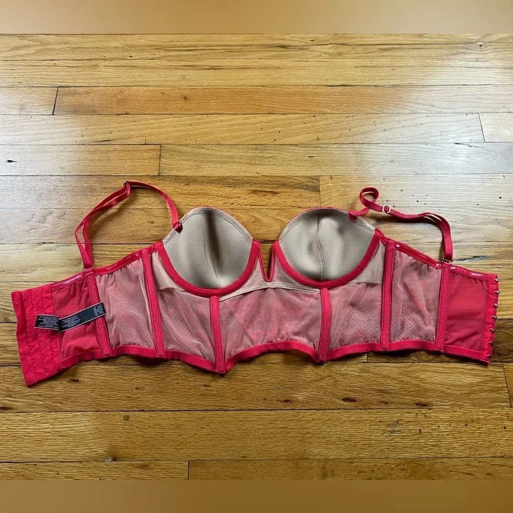 Victorias Secret Red Bustier Size 34C (Bundle 3 for 30 Deal)